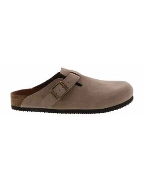 Cliffs by White Mountain Men's Beige Suede Slip-On Mules